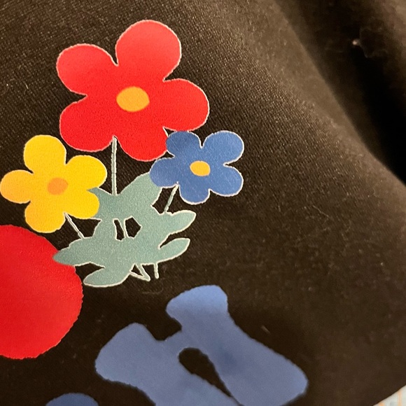 Womens oversized T shirt with “Let’s watch the sunset” on the back - Picture 2 of 5